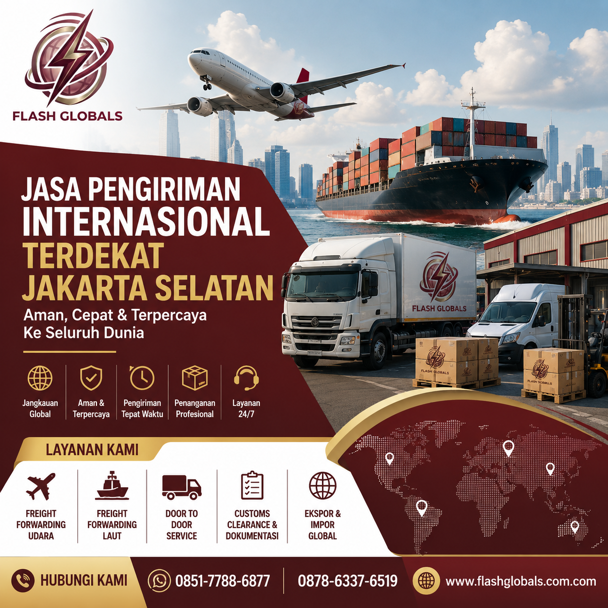 Jasa Pengiriman Internasional Terdekat Jakarta Selatan