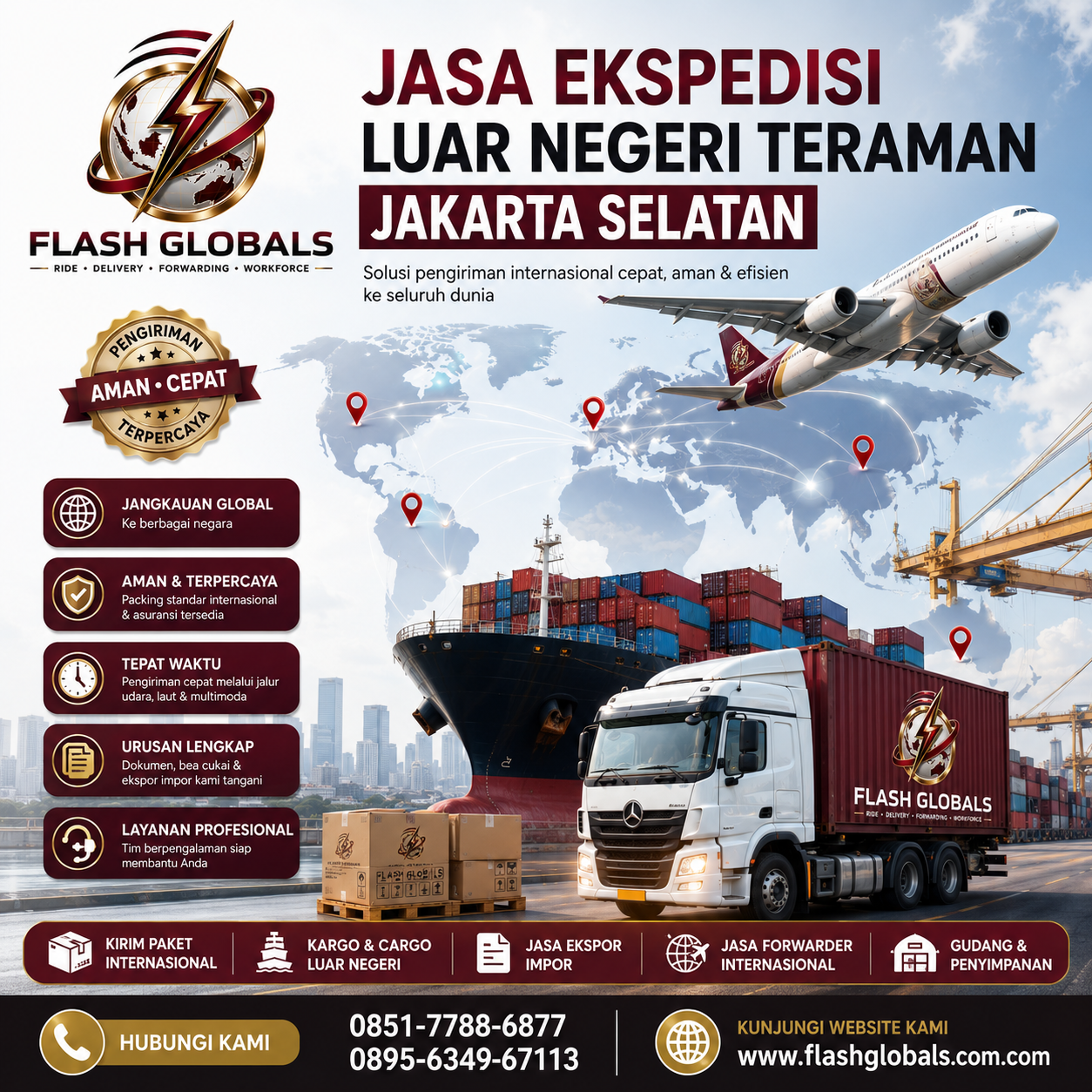 Jasa Ekspedisi Luar Negeri Teraman Jakarta Selatan