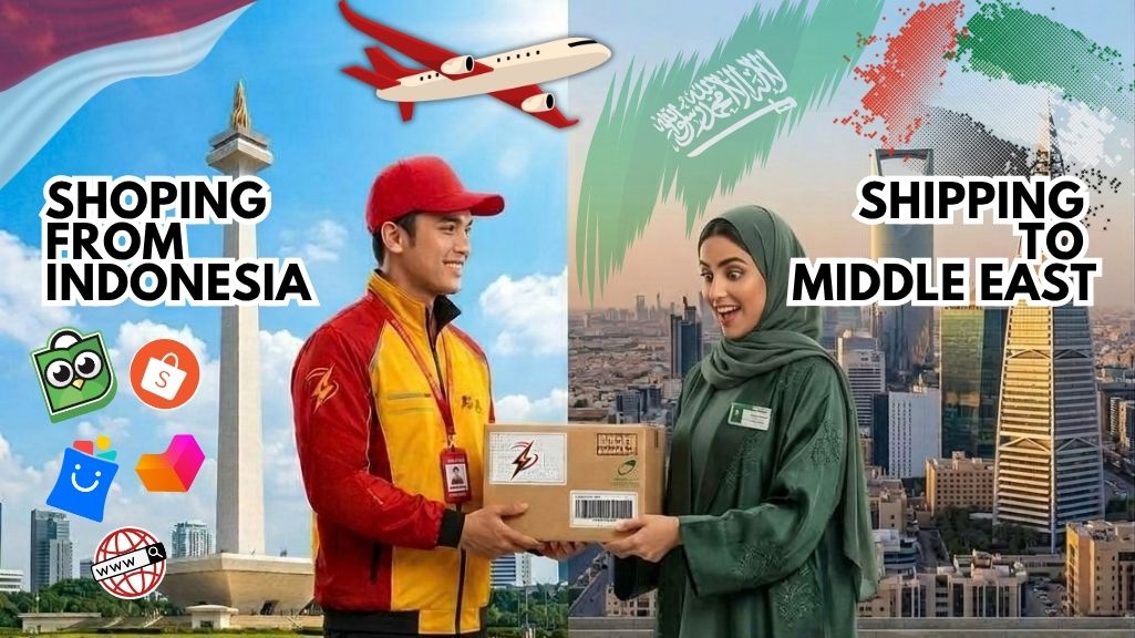 shopping online indonesia and shipping to saudi arabia or united arab emirates