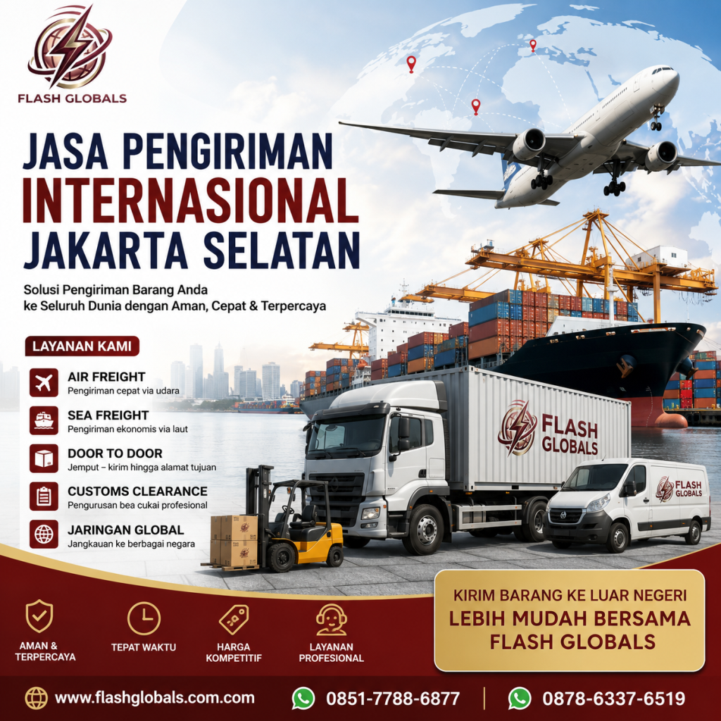 Jasa Pengiriman Internasional Jakarta Selatan