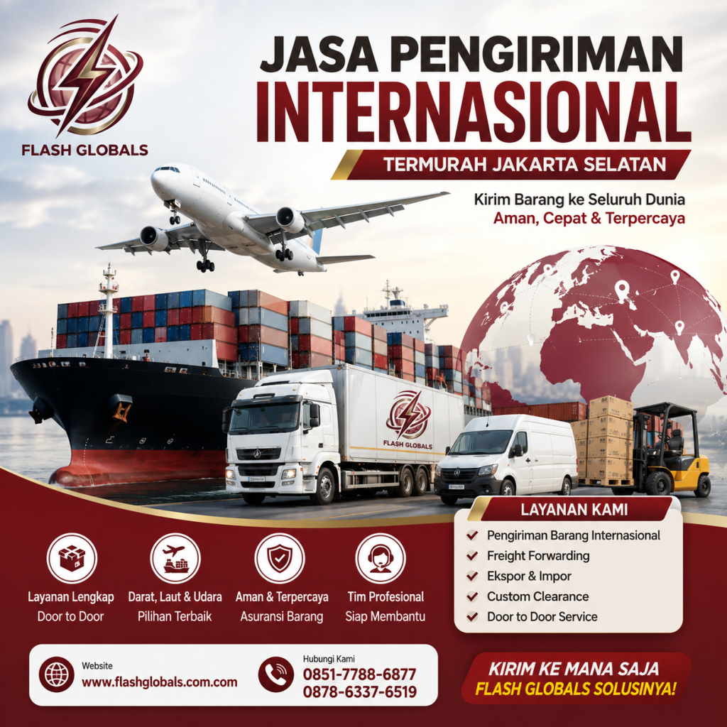 Jasa Pengiriman Internasional Termurah Jakarta Selatan