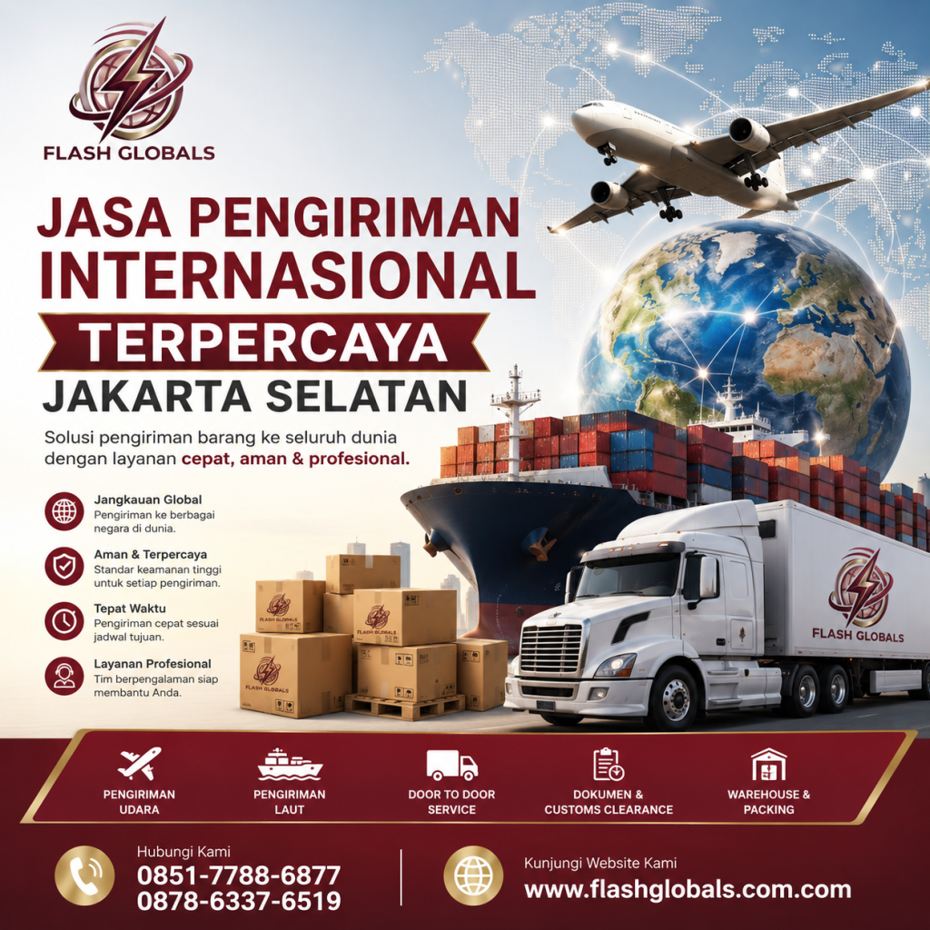 Jasa Pengiriman Internasional Terpercaya Jakarta Selatan