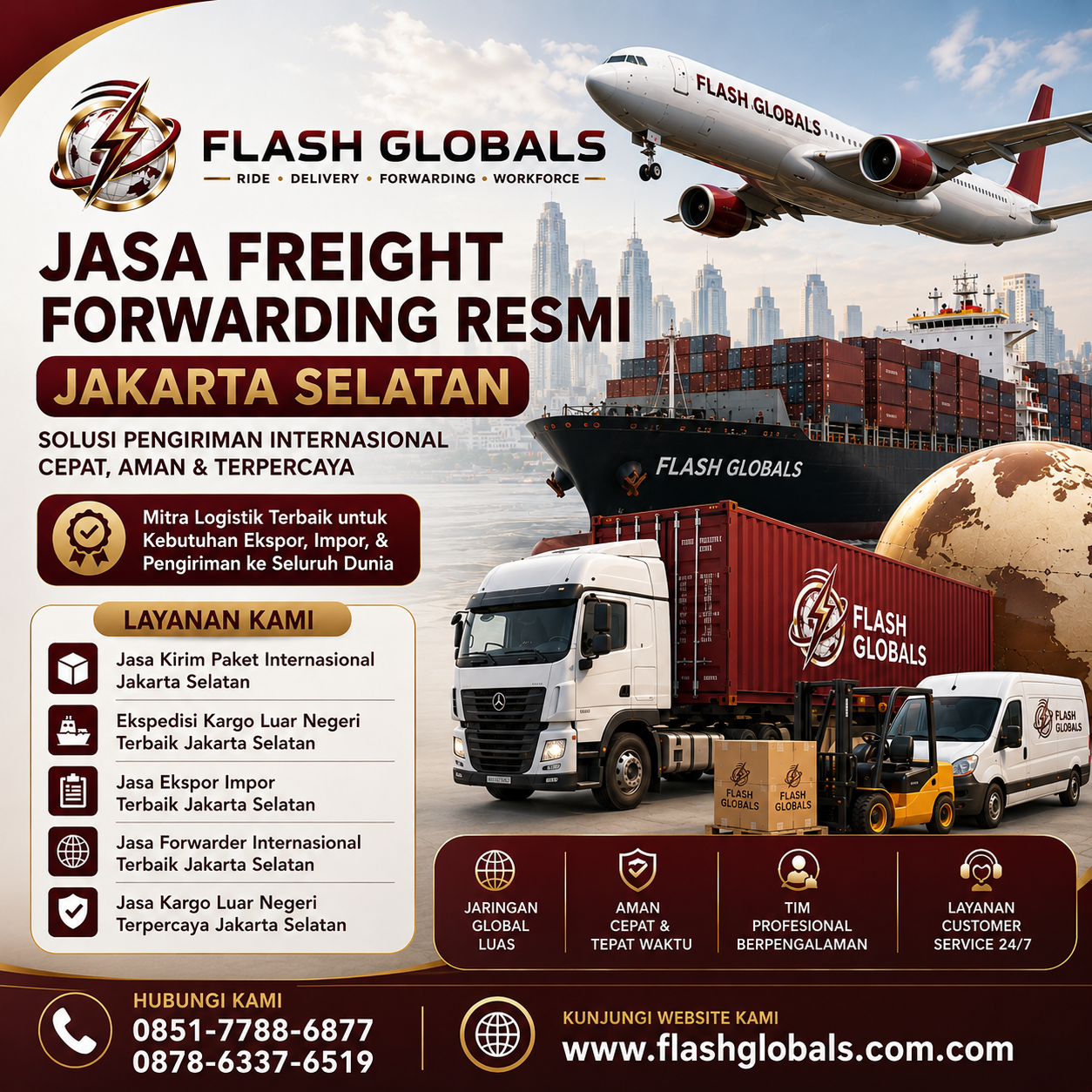 Jasa Freight Forwarding Resmi Jakarta Selatan