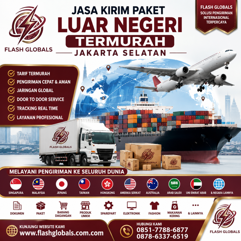 Jasa Kirim Paket Luar Negeri Termurah Jakarta Selatan