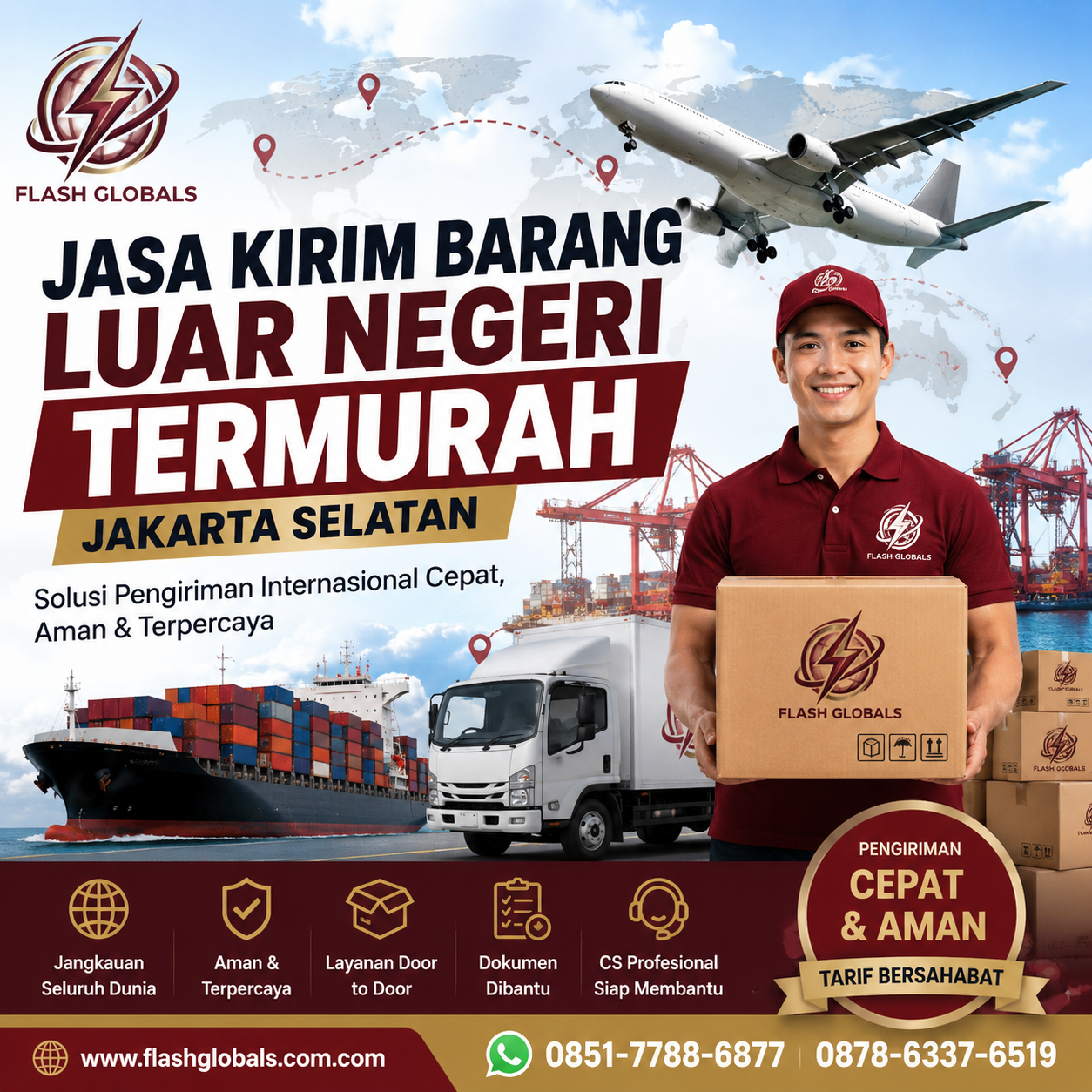 Jasa Kirim Barang Luar Negeri Termurah Jakarta Selatan