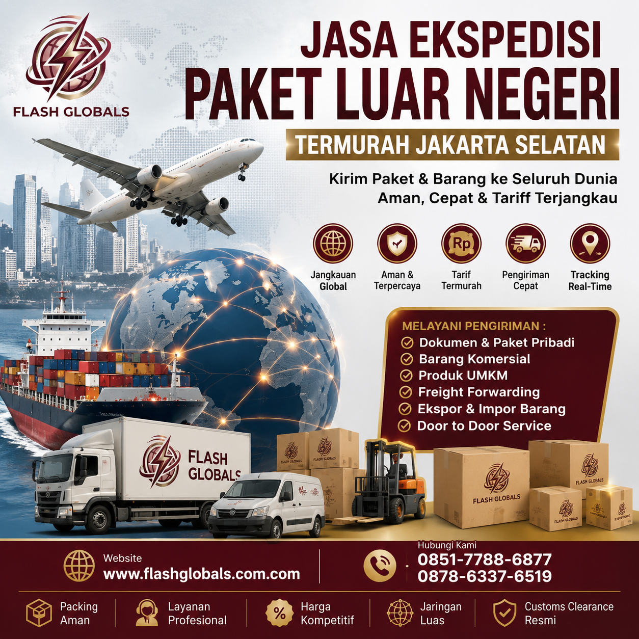 Jasa Ekspedisi Paket Luar Negeri Termurah Jakarta Selatan