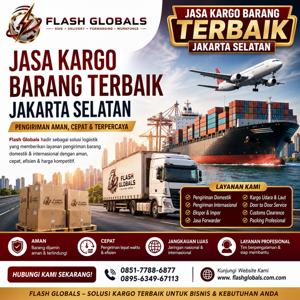 Jasa Kargo Barang Terbaik Jakarta Selatan