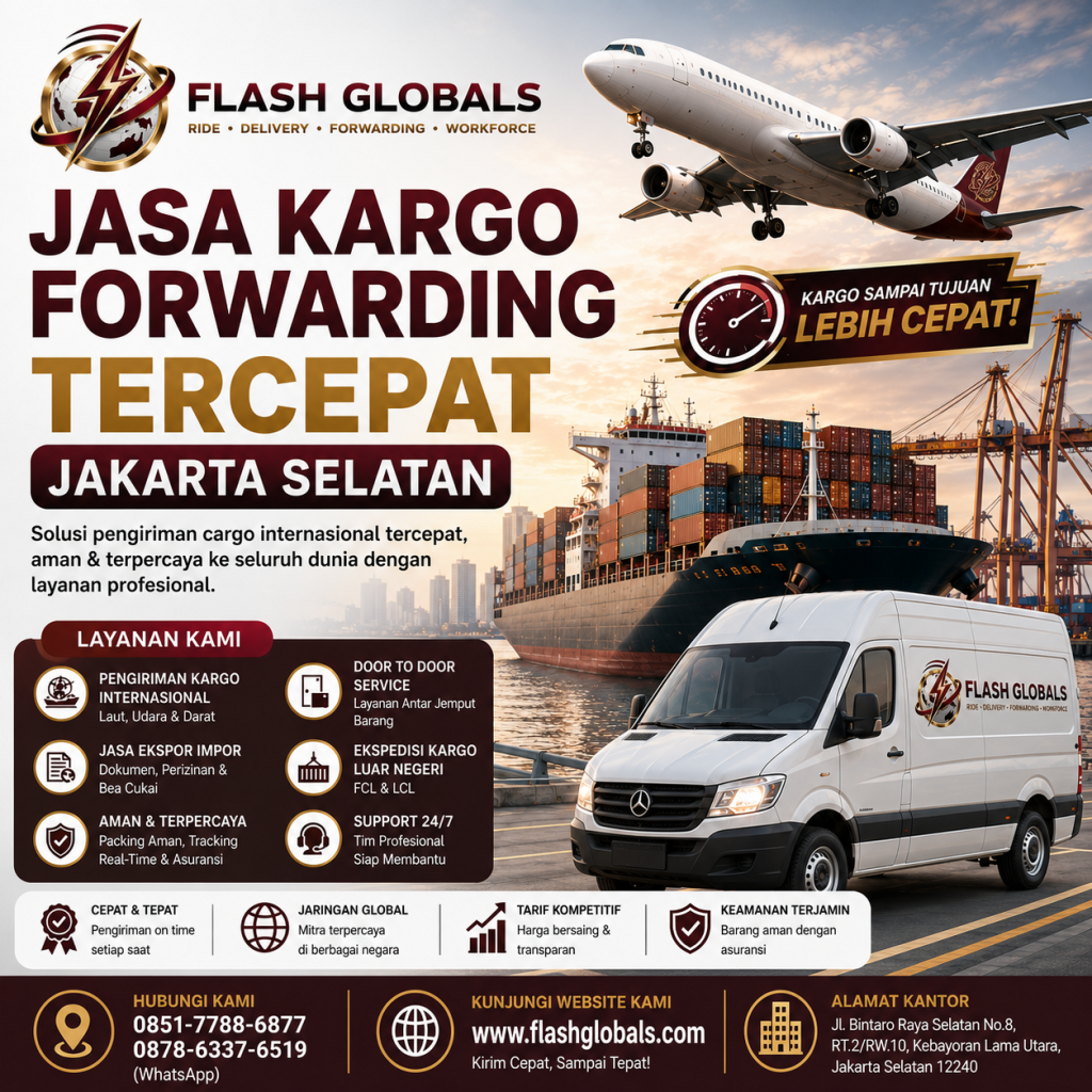 Jasa Kargo Forwarding Tercepat Jakarta Selatan