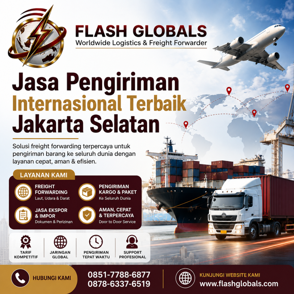 Jasa Pengiriman Internasional Terbaik Jakarta Selatan
