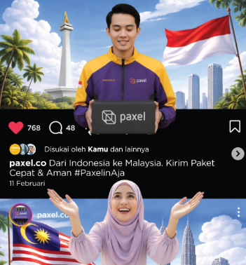 Paxel kirim ke Malaysia